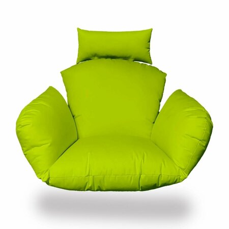 HOMEROOTS Primo Neon Green Indoor & Outdoor Replacement Cushion for Egg Chair 472991